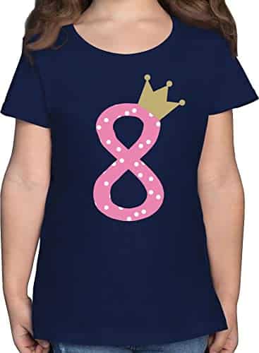 8. Geburtstag | Geburtstag Krone Mädchen | Kinder T-Shirt
