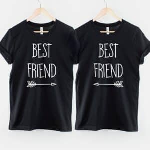Kinder T-Shirts Set - Kindergröße Beste Freunde T-Shirts Zwillingspack