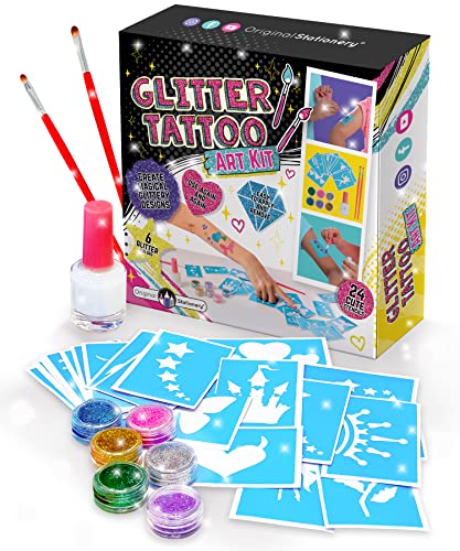Original Stationery | Glitter Tattoo Studio | Magisches gefälschtes Tattoo-Kit