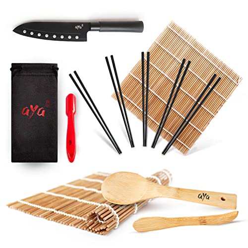 Sushi Set | Original Bambus Kit | mit Sushi Kochmesser