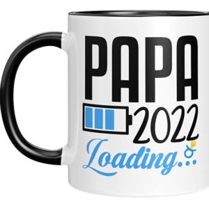 TassenTicker | Tasse mit Spruch | "Papa Loading 2022"