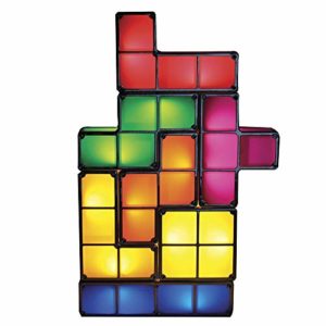 Tetris Lampe | Stapelbare LED Tischleuchte | Stimmungslicht Retro Tetris