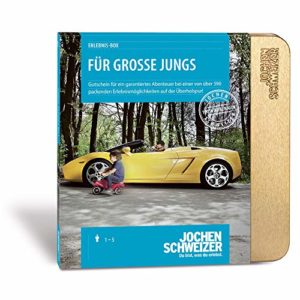 Jochen Schweizer Erlebnis-Box 'Für Große Jungs', mehr als 590 Erlebnisse für 1-2 Personen, Geschenk-Gutschein für Männer