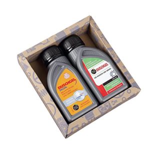 Lustapotheke® Geschenkset für KfZ Mechaniker oder Hobby Schrauber - 2x Duschgel für Männer im Motoröl-Design 1 - ohne Personalisierung