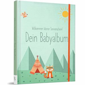 Babyalbum | Babybuch zum Eintragen | Erinnerungsbuch für das erste Jahr