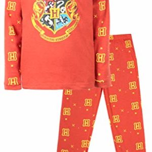 Harry Potter | Offizielles Pyjamaset | Langärmelig aus 100% Baumwolle
