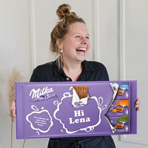 Riesen Milka Schokoladentafel | personalisiert mit Namen und Botschaft